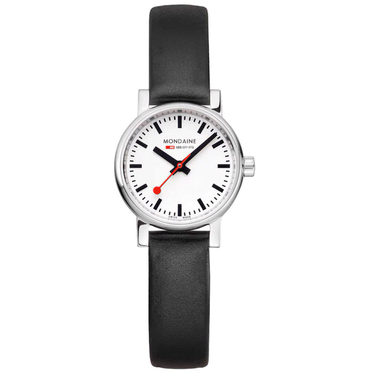 Mondaine Evo2 26mm bracelet rouge vegan