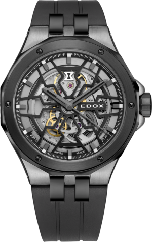 Edox Delfin Mecano automatique noir