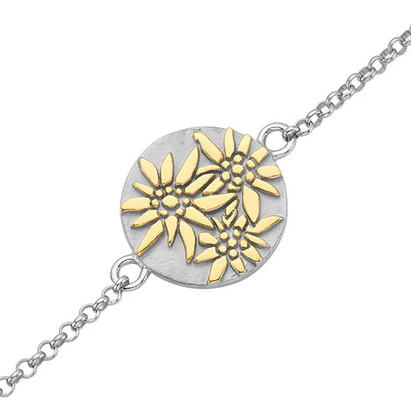 Bracelet bouquet d'Edelweiss