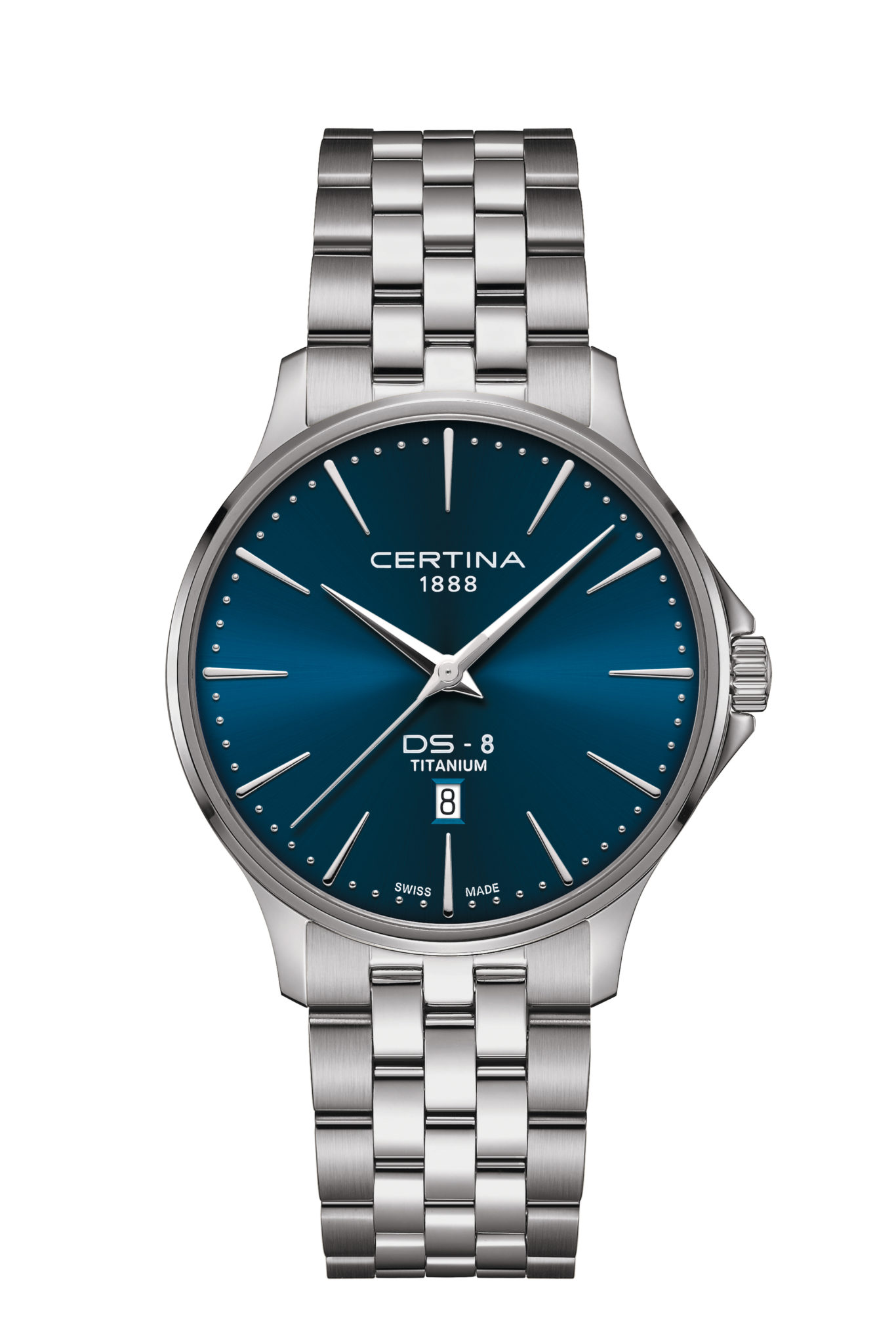 Certina DS 8 titane cadran bleu