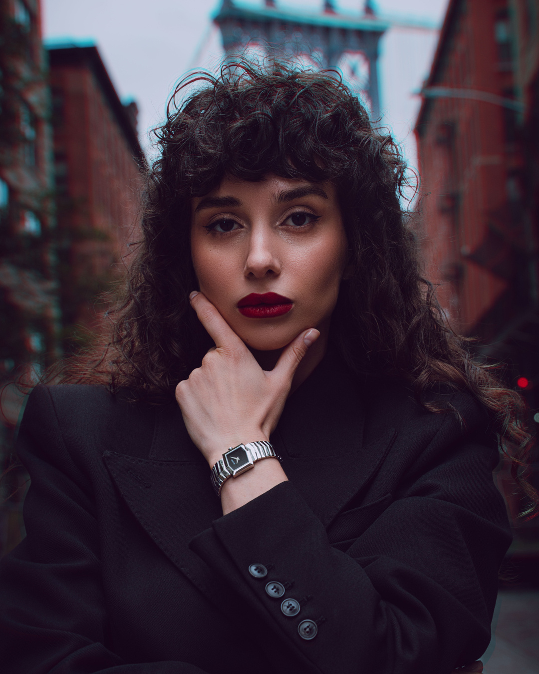 Balmain Taffetas Mini acier cadran noir – Image 2