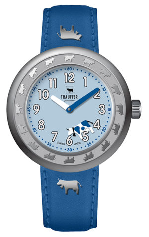 Trauffer acier bleu enfant