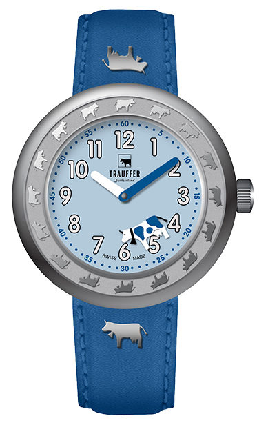 Trauffer acier bleu enfant