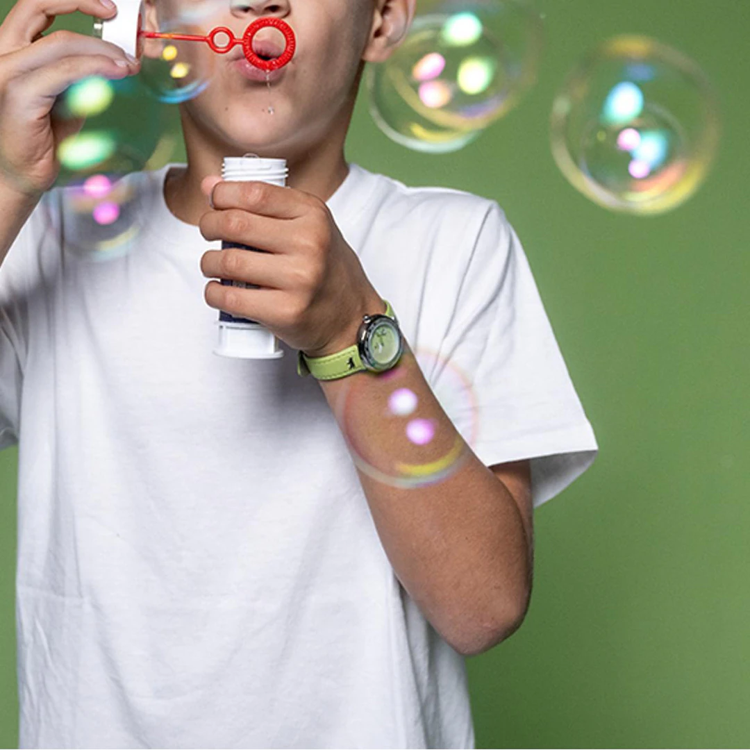 Trauffer acier verte enfant – Image 2