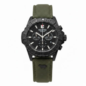 Trauffer noir bracelet kaki