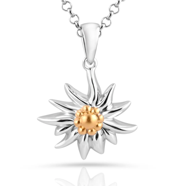 Gexist collier avec pendentif Edelweiss