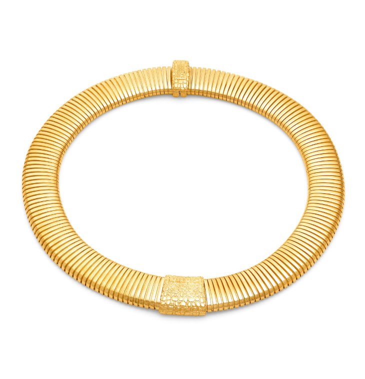 Collier Croco Tubogas Giovanni Raspini doré