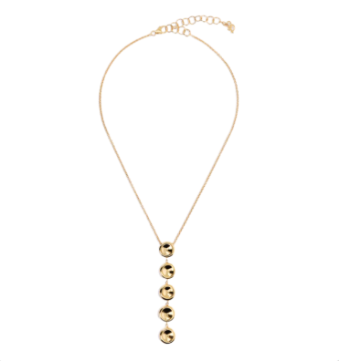 Collier cravate jaune Bronzallure